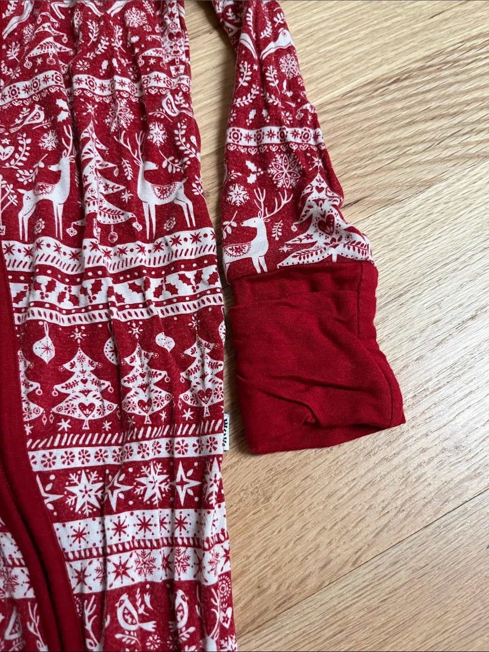 Little Sleepies Christmas zippy pajamas 6-12 months